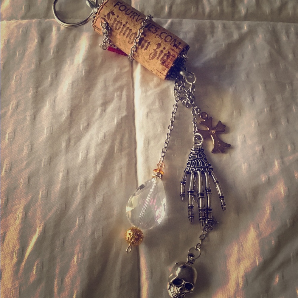 Cork key chain